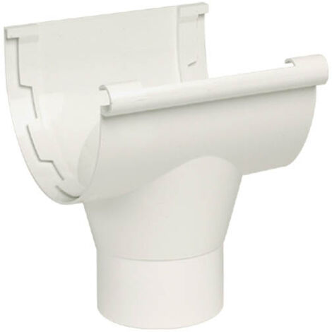 Naissance centrale LG33 à coller Ø100 blanc