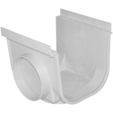 Naissance centrale pour caniveau pvc CBS200 Série 200 HAUT - First Plast