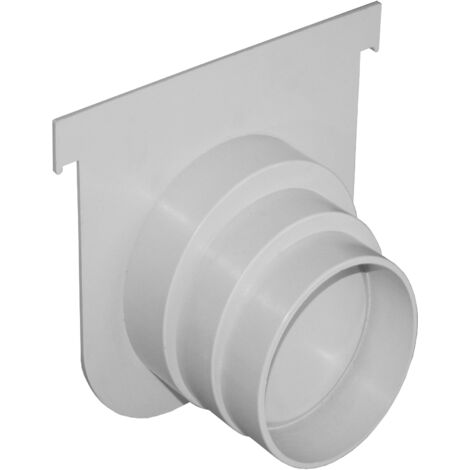 Naissance de fond PVC sortie Ø F75 M80 hauteur 185mm