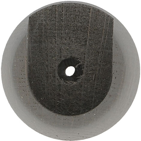 Naissances Barre Rideau Bois Ø28 Gris - INVENTIV (Lot de 2)