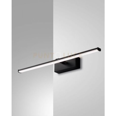NALA APPLIQUE NERO L. 50cm a LED 3000K - 10W - 1200 lm IP44