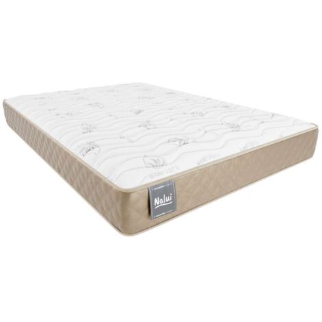 Nalui Colchón Viscoelástico 67x180x21cm Beige Mulhacén DualSense Multicapa,Núcleo GravityFoam, Firmeza Alta, Reversible, Transpirable. Hecho en España
