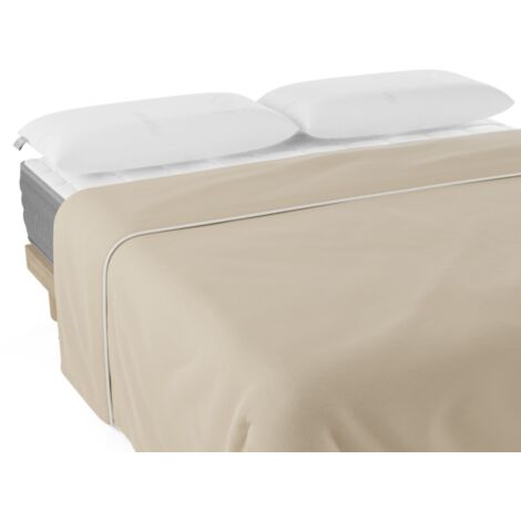 Nalui Funda de Edredón Beig  100% Algodón 180 Hilos, Suave, Transpirable, Lavable a 30ºC