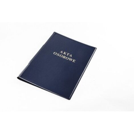 Name A4 Ordner für persönliche Dateien - Marineblau, Dokumentenorganisation