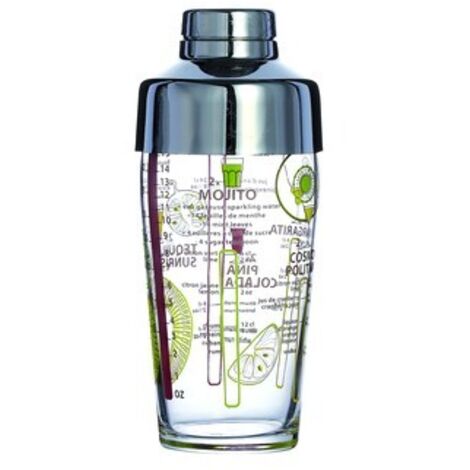 Name Shaker 580ml – Professioneller Cocktailshaker, langlebig, mit Skala