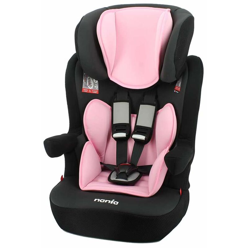 

Silla de coche para niños I-Max Access grupo 1+2+3 rosa - Rosa - Nania