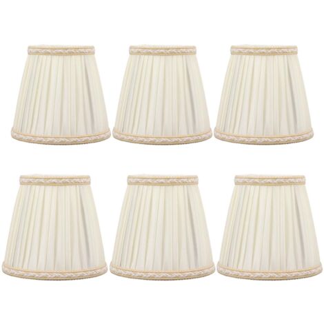 Nannigr 6 Pièces Abat-Jour pour Lampes de Table Lampe, abat jour clip, abat jour , Lustre de Bougeoir - B
