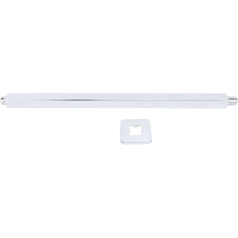Nannigr Abm de douche plafond Multtifonctionnel en acier inoxydable Square Head Straight 61 cm / 24in