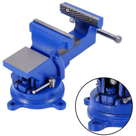 Nannigr Étau d’atelier Light Duty Mâchoire de serrage 100 mm & Enclume mm pour Contrainte légère Établi,4.5kg