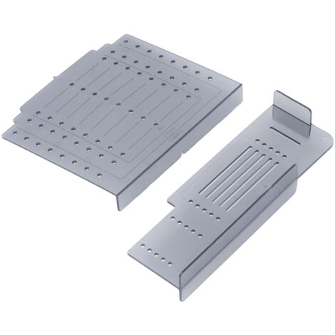 Nannigr Modèle de perceuse de porte d'armoire, poignée de porte, tiroir, perceuse de traction, ensemble de modèles de montage pour la décoration de la maison