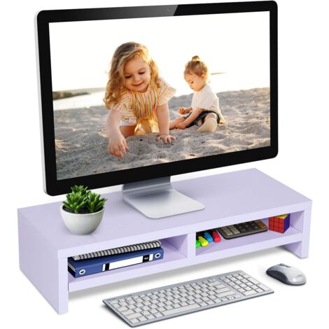 Nannigr Support de Moniteur Réhausseur d’Écran Support d'Ordinateur Lever PC Ecran/Ordinateur