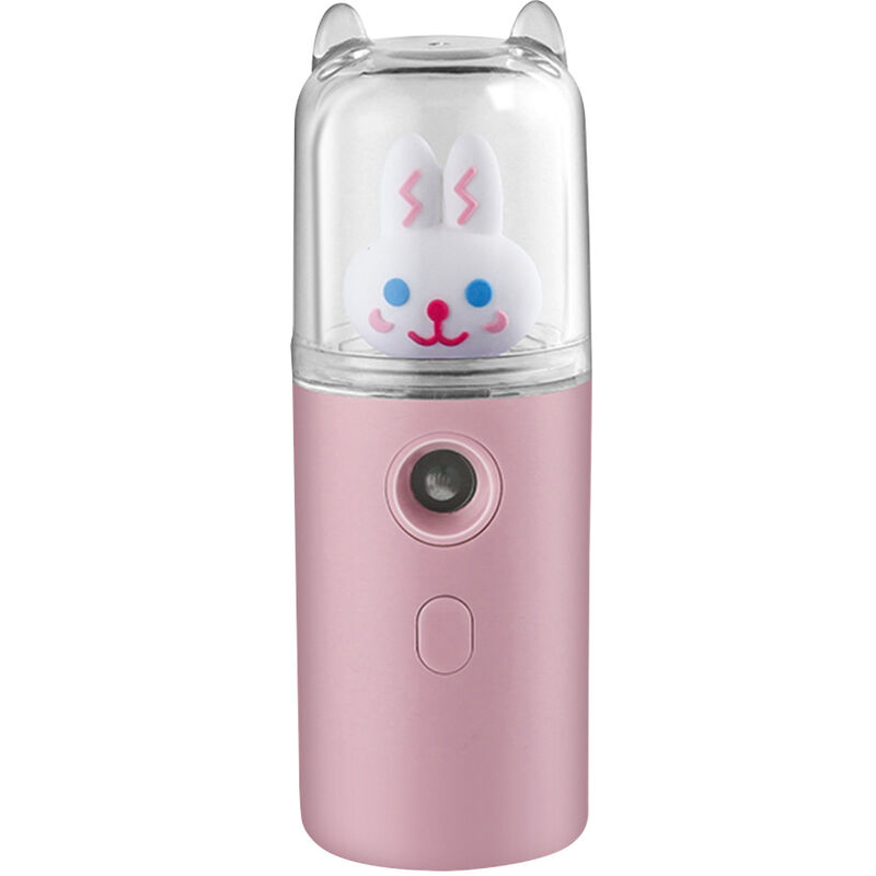 

Nano Facial Mister Cool Mist Vaporizador Facial Handy Mist Rociador USB Recargable, Rosado