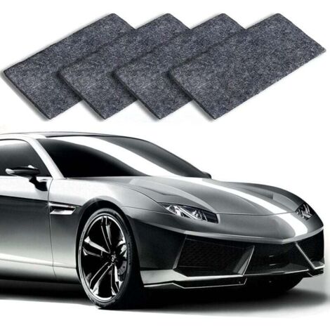 Nano paño con purpurina para arañazos de coche (paquete de 4), nano paño mágico para eliminar arañazos de coche, paño removedor de arañazos de coche, paño de pulido de superficies multifuncional