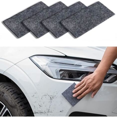 Nano Sparkle Cloth Voiture,Chiffon Multifonction pour Polissage de Surface, Efface Rayures Chiffon Voiture(4 Pièces.1010cm .