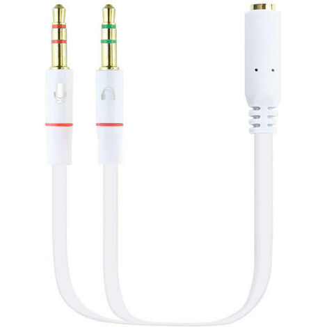 Goobay Cable de Audio Estéreo Jack 3.5mm Macho/Macho 1m Blanco