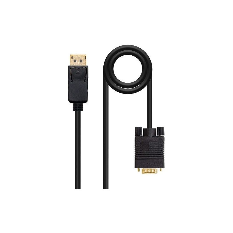 

Cable adaptador DisplayPort a VGA 2 M Negro