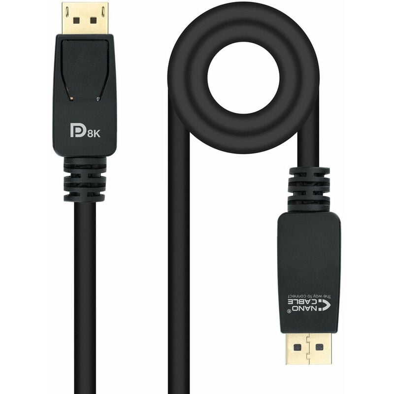 

NANOCABLE Cable DisplayPort NANOCABLE HDR 8K Ultra HD Negro 3 m