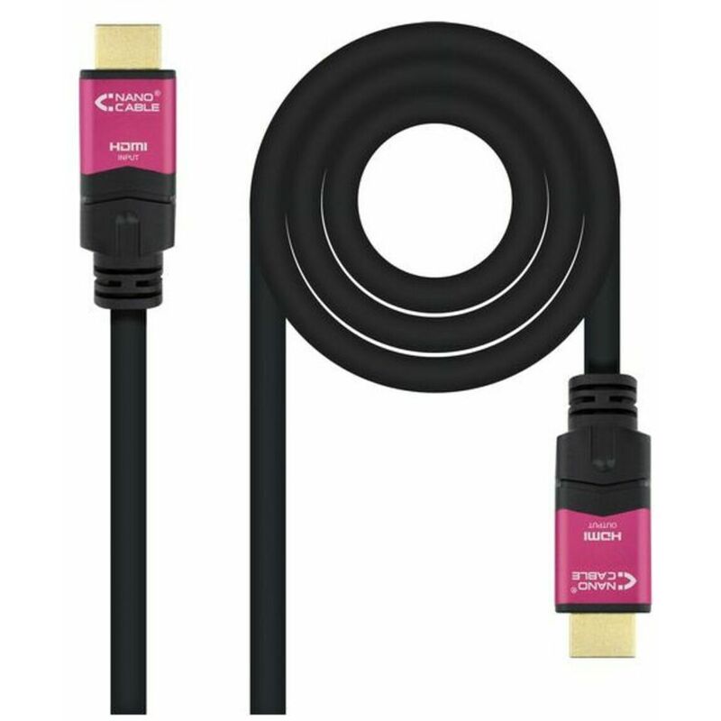 

NANOCABLE Cable HDMI NANOCABLE 10.15.3715 4K HDR 15 m Negro