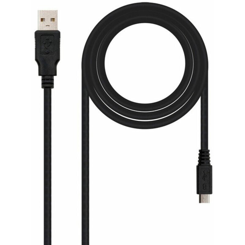 

Nano Cable - NANOCABLE Cable USB 2.0 A a Micro USB B NANOCABLE 10.01.0501 (1,8 m) Negro