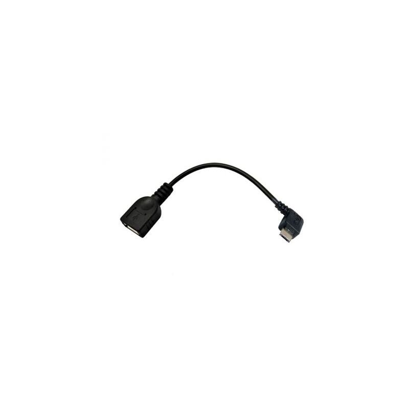 

Cable USB 2.0 A MicroUSB B OTG Acodado