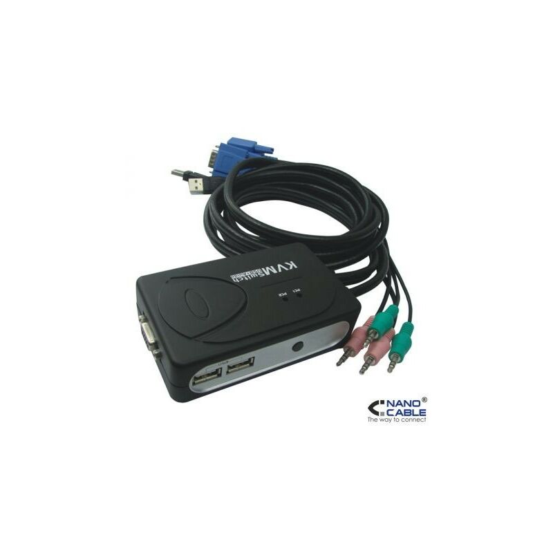 

KVM USB 2PC Con AUDIO