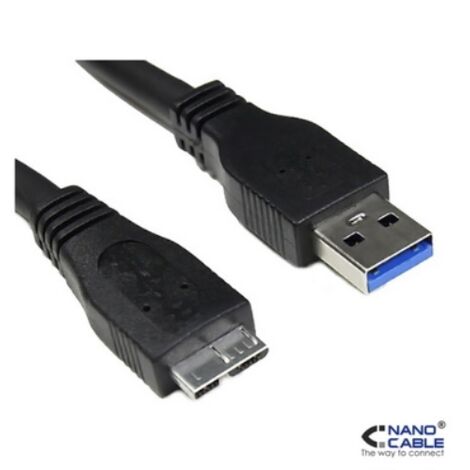 Nanocable - usb 3.0 cable 1m a/m-micro b/m connection - pour disques durs externes, etc.