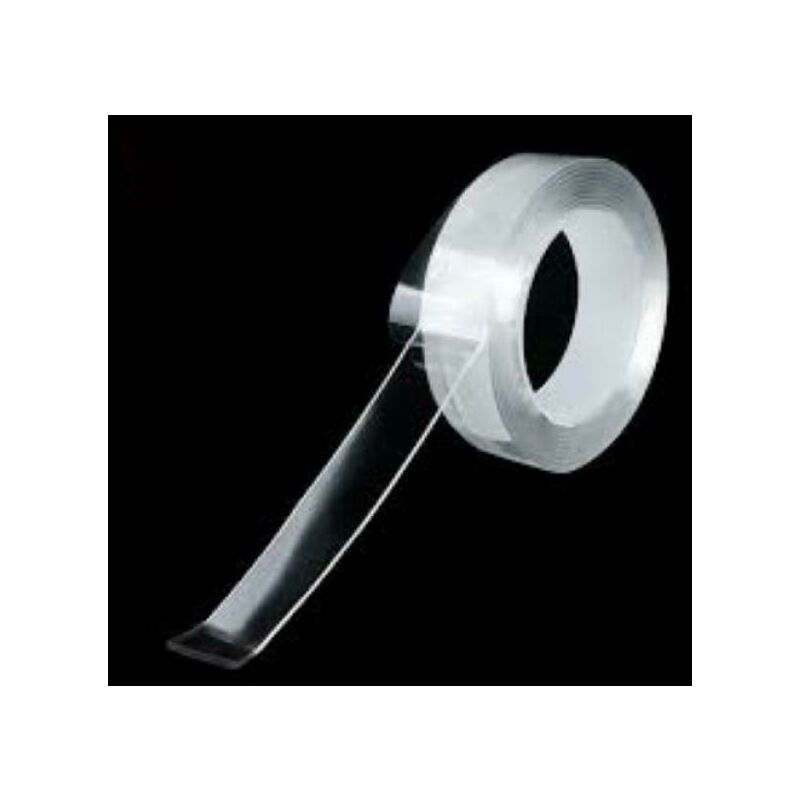 Image of Euro Marketing 90 - Nanogel tape 3mt nastro biadesivo in gel riutilizzabile igz132
