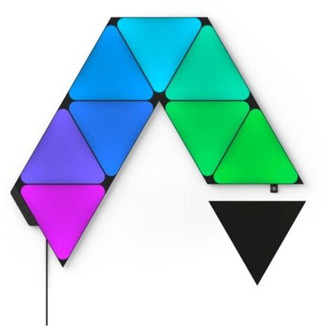 Nanoleaf Shapes Triangles Ultra Black Edition Starter Kit - 9PK