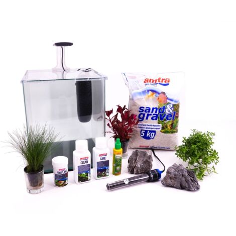 Nanotank System 20 Aquarium Komplettaquarium Inkl. Dekoration