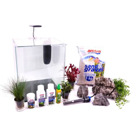 Nanotank System 30 Aquarium Komplettaquarium Inkl. Dekoration