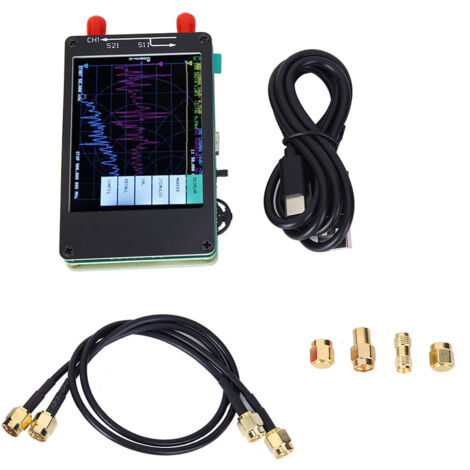 NanoVNA Analyseur Vectoriel de Réseau 50Khz-900Mhz, Écran TFT 2.8 Pouces, Haute Précision 70dB
