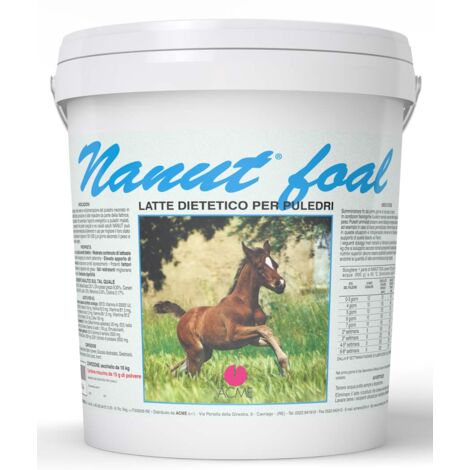 NANUT FOAL mangime complementare d’allattamento per puledri: secchiello 10kg