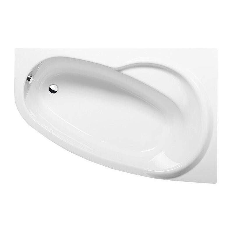 NAOS R Bain asymétrique 150x100x43cm, Blanc