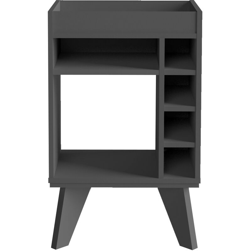 Seconique - Naples Grey Painted Finish Mini Bar Side Table