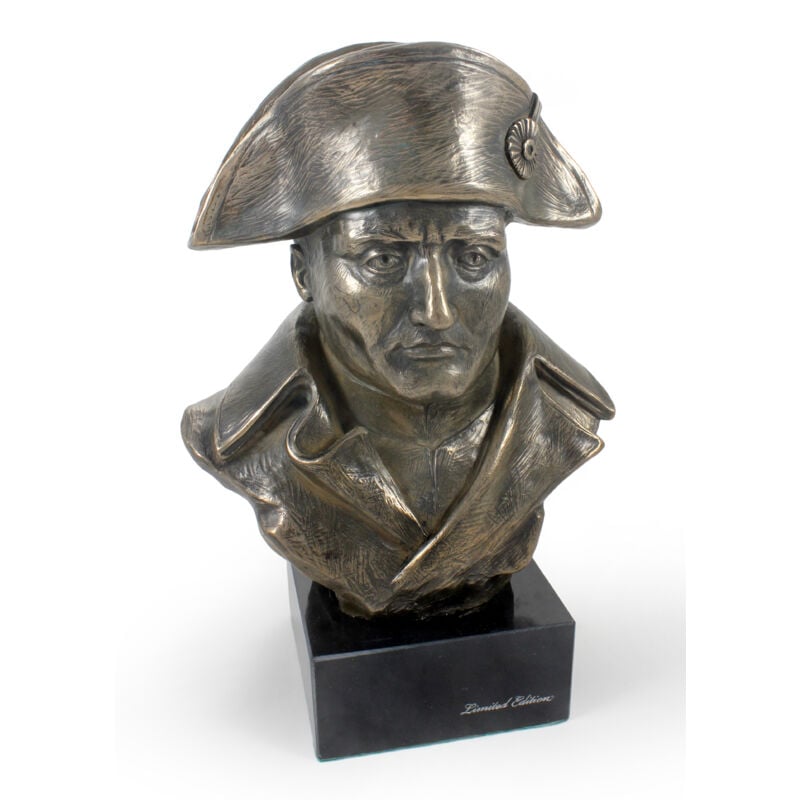 Napoléon Bonaparte - Buste sur marbre, statuette d'un personnage célèbre, décoration pour bureau, école et hôtel par Art-Dog
