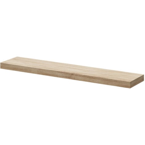 Napoli Bordalino Oak 60cm Floating Bathroom Shelf