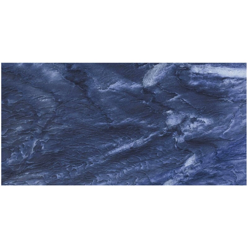 Wholesale Domestic - Bahia Wave Full Lapatto Blue 60cm x 120cm Porcelain Wall and Floor Tile - Blue