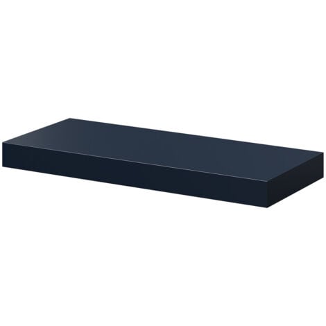 Napoli Deep Blue 30cm Floating Bathroom Shelf