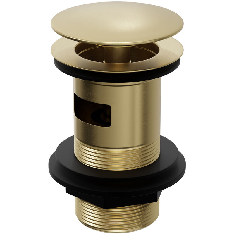 Image of Colore - Round Brushed Brass Moon&hellip;