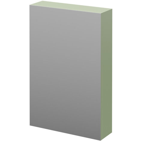 Napoli Olive Green 500mm Wall Mounted Mirrored Cabinet