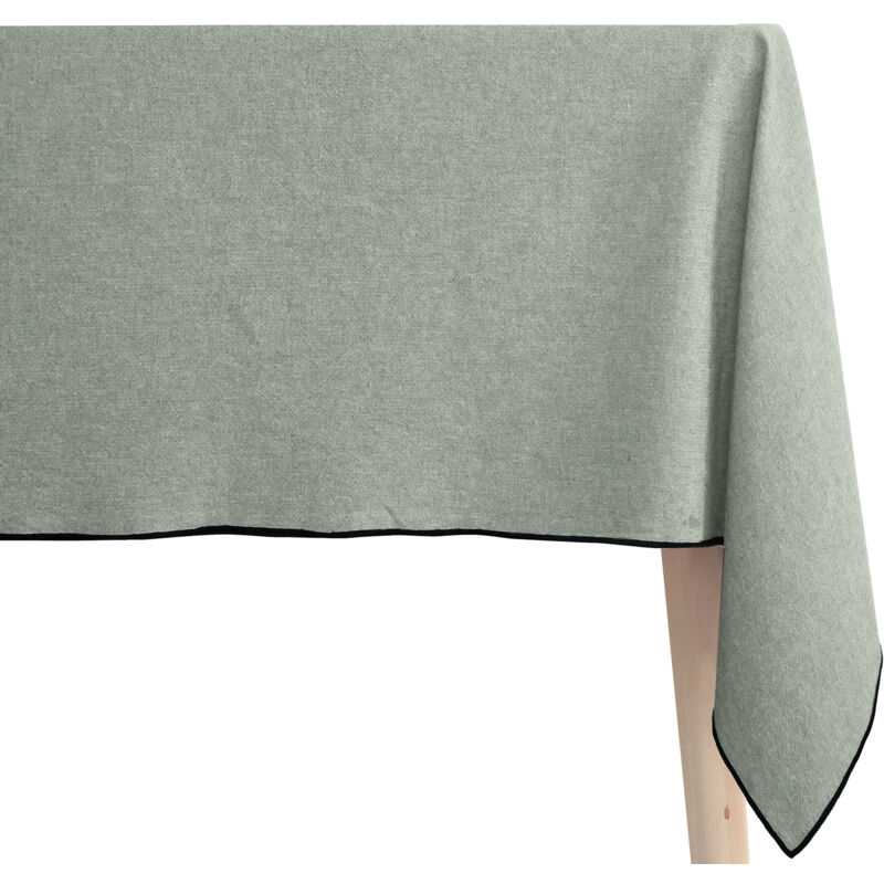 Nappe coton hono finition point bourdon Carré 160x160 cm