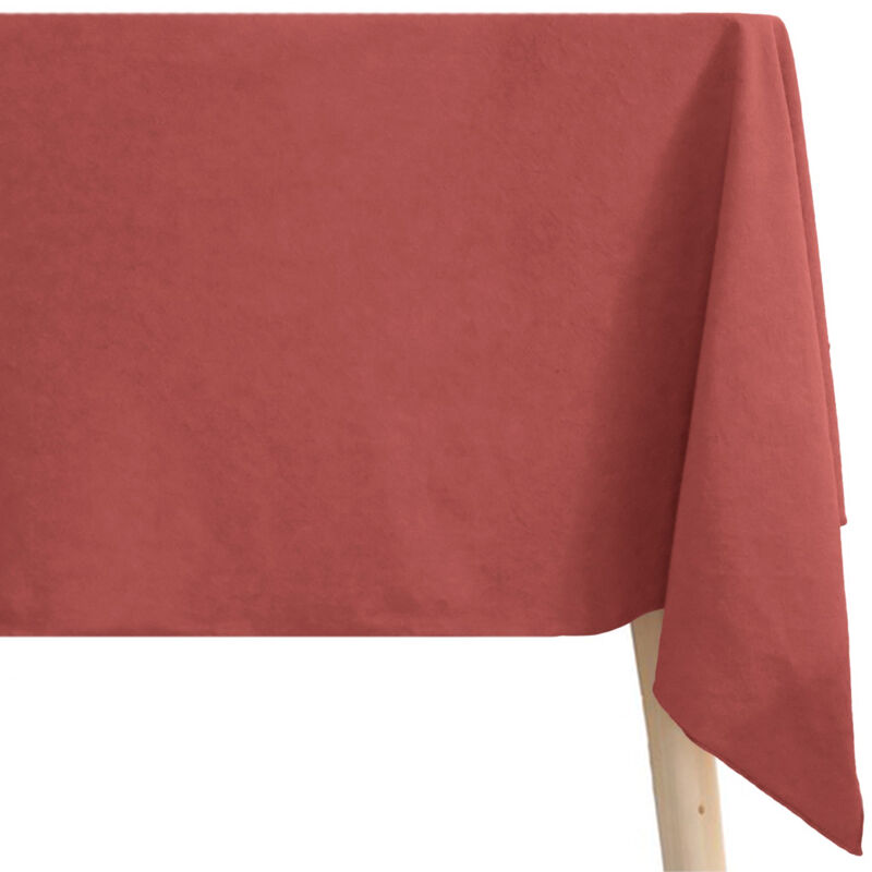 Nappe coton hono finition point bourdon Carré 160x160 cm