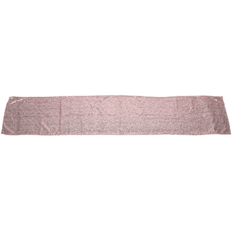 Nappe à Paillettes Rose pour Mariage, Noël et Fêtes - Décoration de Table Éclatante