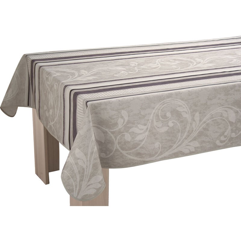 Le Linge De Jules - Nappe Anti-taches Arabesque - Rectangle 150 x 300 cm
