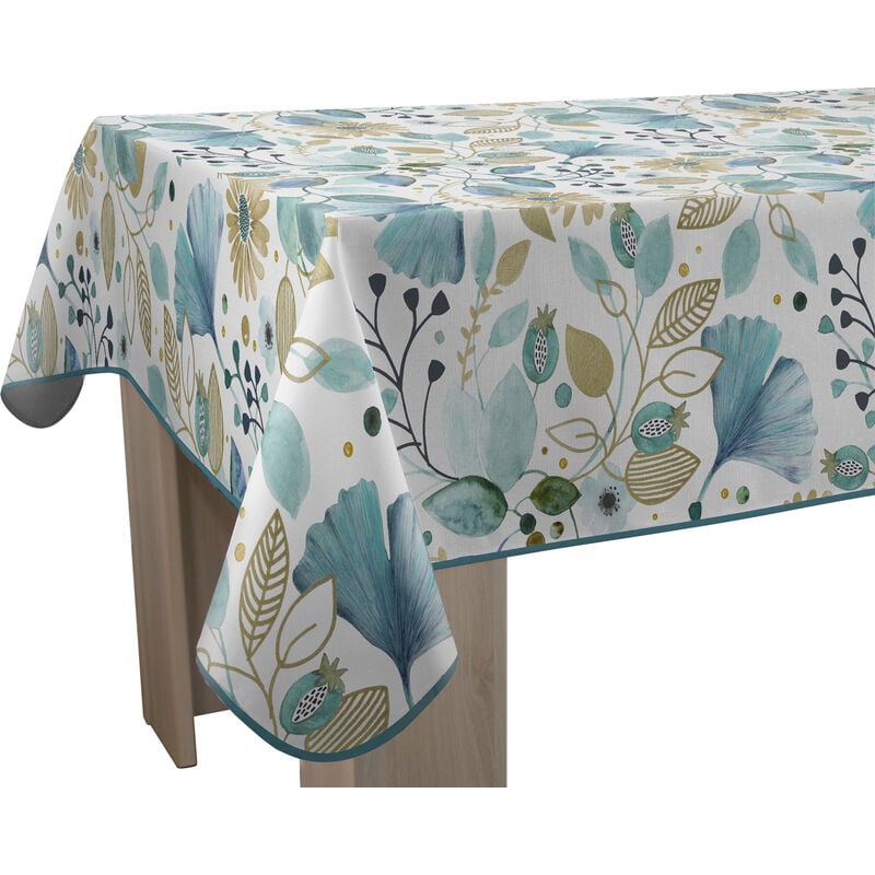 Le Linge De Jules - Nappe Anti-taches Bloom - Rectangle 150 x 300 cm