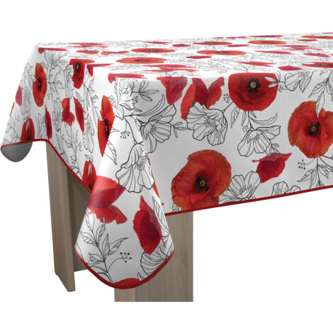 Nappe Anti-taches Coquelicot - Rectangle 150 x 200 cm