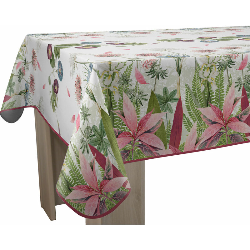 Le Linge De Jules - Nappe Anti-taches Ipomée - Rectangle 150 x 300 cm