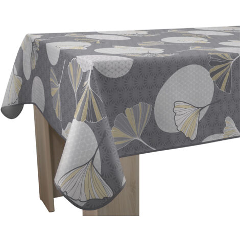 Nappe Anti-taches Kobe gris - Rectangle 150 x 200 cm