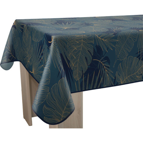 Nappe Anti-taches Olinda bleu - Rectangle 150 x 350 cm