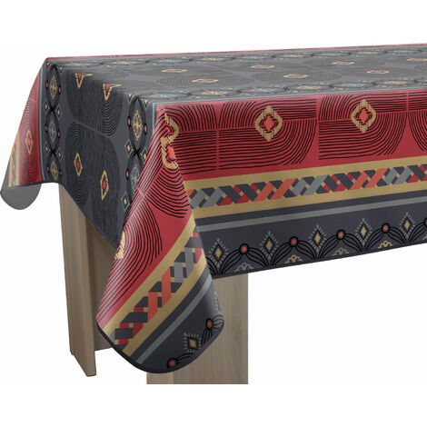 Nappe Anti-taches Valparaiso rouge - Rectangle 150 x 200 cm